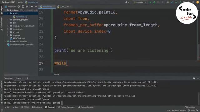 Audio Triggered Operations - Python Project смотреть онлайн
