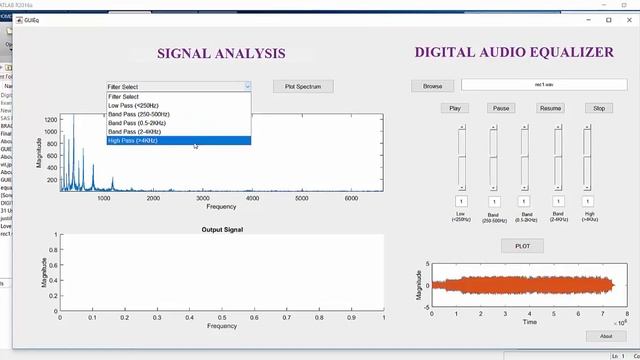 Digital audio equalizer using matlab (signal processing) смотреть онлайн