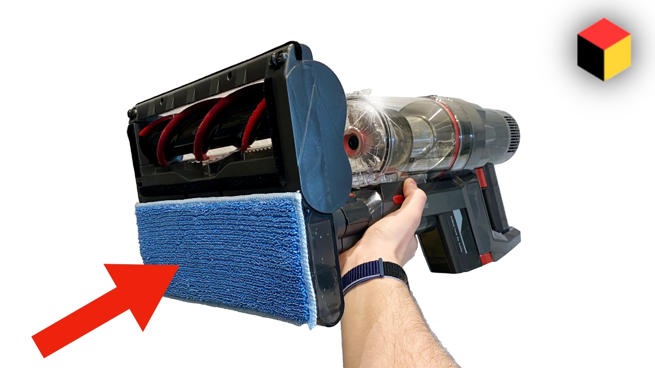 Беспроводной пылесос с мойкой пола!