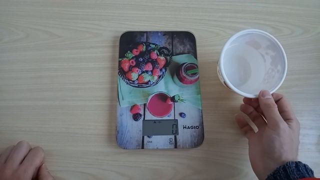 Демонстрация работы кухонных весов Magio МG-295S смотреть онлайн