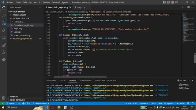 FORMULARIO DE REGISTRO CON PYTHON Y TKINTER UTILIZANDO SQLITE I CODIGO COMPLETO I DESKTOP APP #1 смотреть онлайн