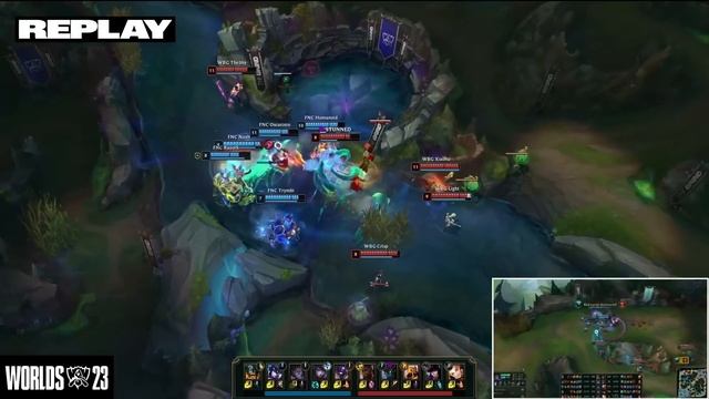 FNC Vs WBG Highlights Game 3 R5 Worlds Main Event 2023 Fnatic Vs Weibo Gaming By Onivia