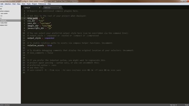 [sass + compass] Entendendo o arquivo config.rb смотреть онлайн