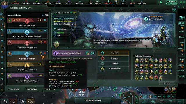 THE GALACTIC COMMUNITY SHALL FALL (Stellaris: Nemesis) [The Collective] смотреть онлайн