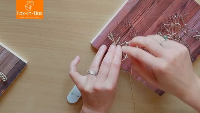 Стринг Арт с гирляндой Олень смотреть онлайн