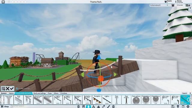 Rope Bridge Speed Build ~ Theme Park Tycoon 2 смотреть онлайн