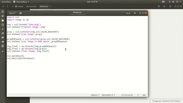 Stack Two Images with OpenCV and NumPy смотреть онлайн