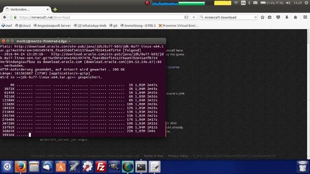 Minecraft installieren Ubuntu 16.04LTS GERMAN//HD смотреть онлайн