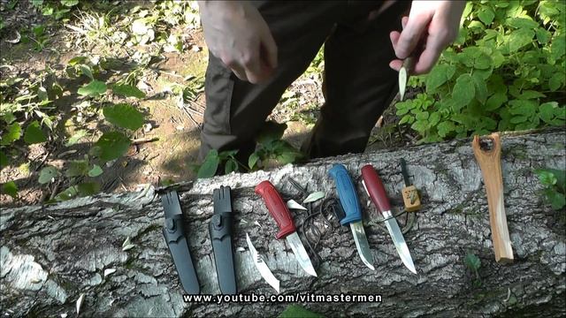 Нержавейка против углеродки. Нож Mora 511 против Morakniv 546. смотреть онлайн