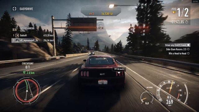 NEED FOR SPEED RIVALS - FORD MUSTANG GT | Gameplay смотреть онлайн