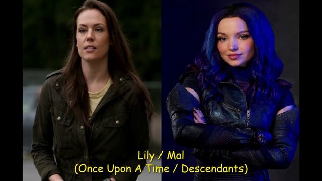 Once Upon A Time Characters And Their Respective Disney Counterparts (Once VS Disney 2) смотреть онлайн