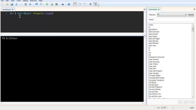Windows PowerShell List Files by Size смотреть онлайн