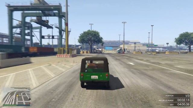 Super Funny Kart Race --- GTA V Online Custom Rennen deutsch PC --- смотреть онлайн