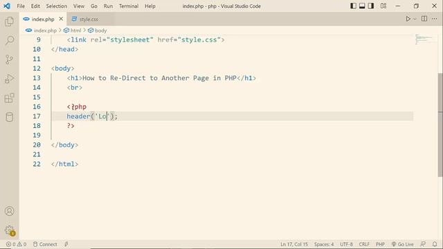 How to Redirect to Another Page in PHP | PHP Problem Solving | Learn with Sazzad смотреть онлайн