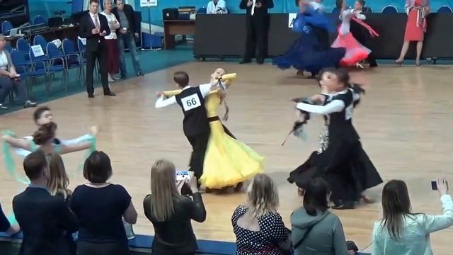 Первенство МФТС Юниоры-2 С кл. 1/8 фин. Медленный вальс смотреть онлайн
