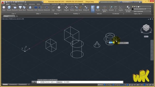 AutoCAD 2015, Tutorial como crear figuras 3d basicas, Curso 3D Español, Cap 3 смотреть онлайн