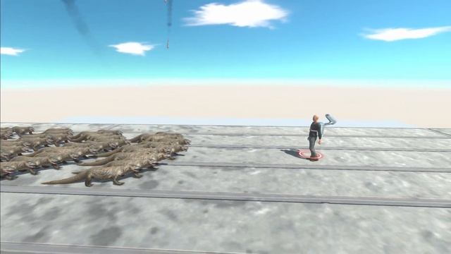 SKY BRIDGE Komodo Dragon Army Vs Every Unit ARBS |Animal Revolt Battle Simulator смотреть онлайн