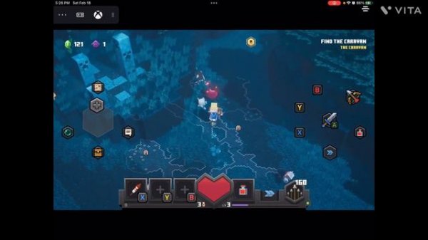 I play minecraft dungeons  (mobile versions)