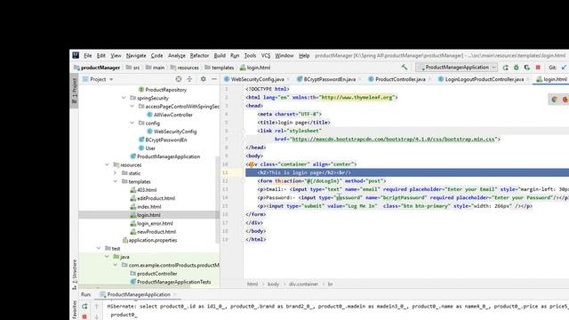 Custom spring security| spring MVC | mysql | spring boot | java in bangla смотреть онлайн