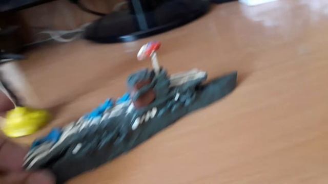 Я сделал авианосец и подводную мину из пластилина. смотреть онлайн