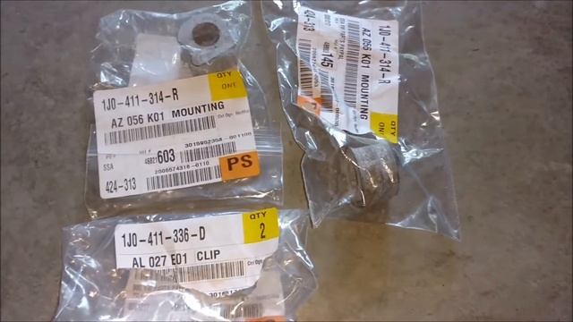 Volkswagen Golf MKIV sway bar bushing removal and install смотреть онлайн