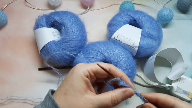 Неделя зимних стартов,  день 2. Пряжа LANA GATTO Silk Mohair Lux/ Джемпер из мохера Lana Gatto