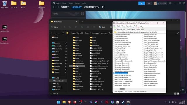 How to Add the Dolphin Core (Wii & GameCube) to RetroArch Steam (Windows) смотреть онлайн