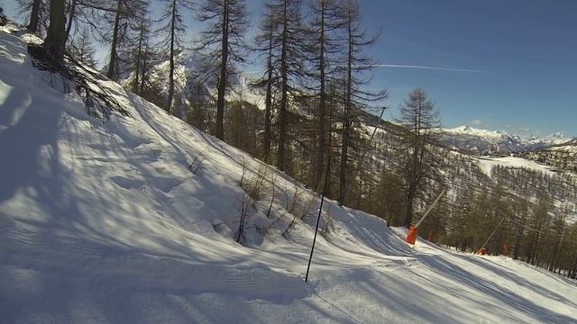Катание в Sestriere смотреть онлайн