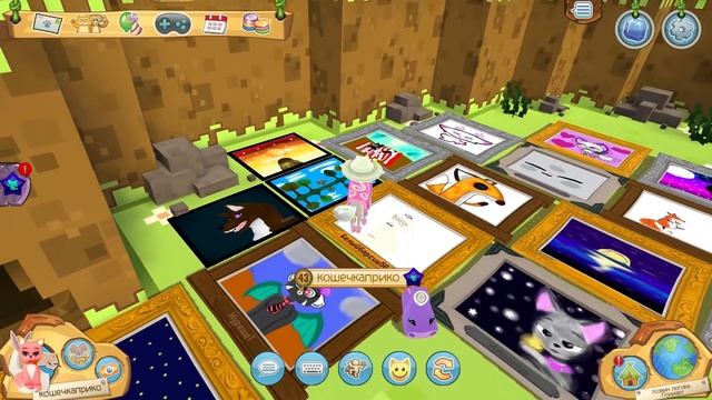 ШЕДЕВРЫ и ПОДЕЛКИ в обновленной галерее Пониарт Animal Jam смотреть онлайн