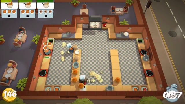 Overcooked #3 - สายพานแบบร้านชาบู смотреть онлайн