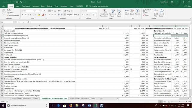 Pulling Company Financials (Excel 2016) смотреть онлайн