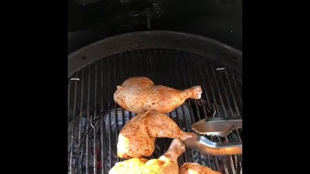 Курица на гриле Weber смотреть онлайн