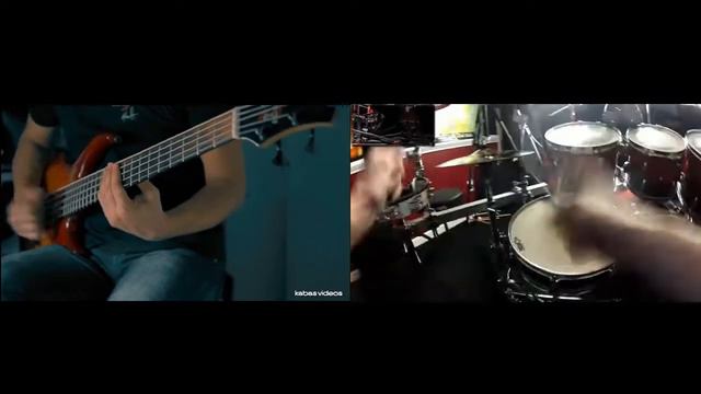 Daft Punk - Get Lucky covers by Kabas & COOP3RDRUMM3R смотреть онлайн