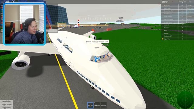 CRASHING Planes in Roblox Flight Simulator смотреть онлайн