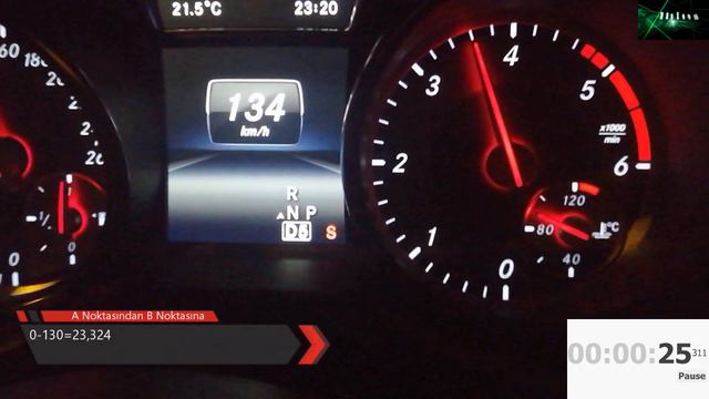 Mercedes CLA 180CDI AMG 7G-DCT (109Hp) 0-100 / 0-120 / 0-130 / 0-140 Hızlanma Testi! смотреть онлайн