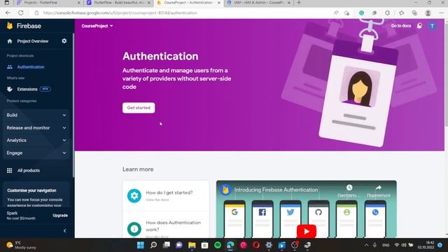 Introduction to Flutter Flow M1 (9) : Firebase 1 смотреть онлайн