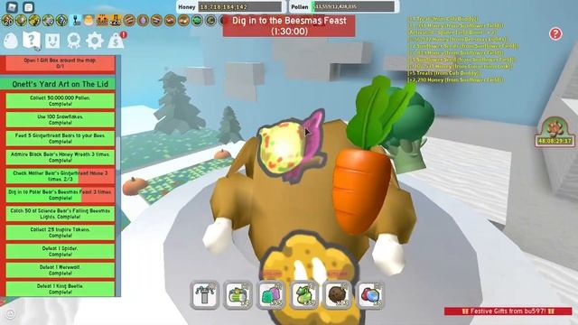 HOW TO GET UNLIMITED AMOUNT OF GINGERBREAD BEARS! Best way to level up your bees Bee Swarm Simulato смотреть онлайн
