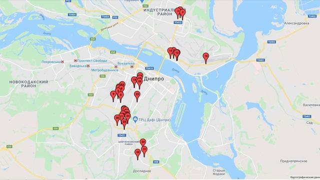 2020.04.08 Завантаження купи адрес на мапу для доставляння смотреть онлайн