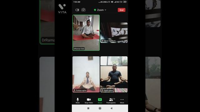YOGA FROM SP JALAUN AVAS SHRI RAVI KUMAR JI SP смотреть онлайн