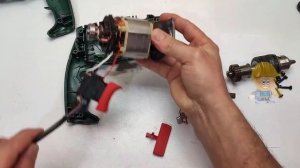 Bosch PSB 530 RE Drill Repair Start Button and Brush Cleaned