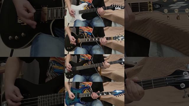 КиШ - Валет и Дама (3Guitar&Bass Cover) смотреть онлайн