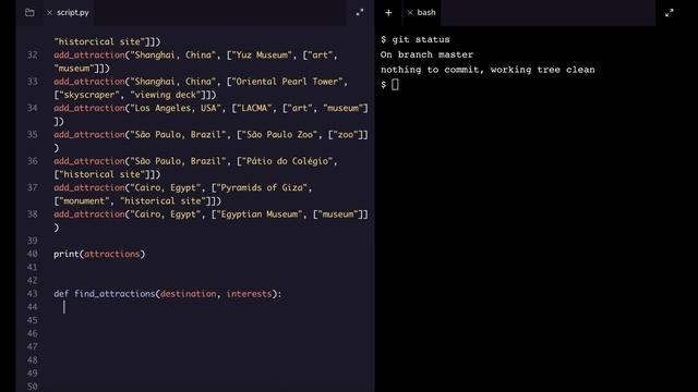 Learn Python&Git Coding with Music (Small Travel Agency Module Logic) смотреть онлайн