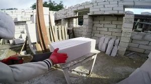 U образные газобетонные  блоки своими руками.