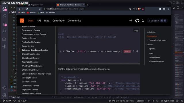 Cross browser testing in webdriverIO | firefox | Edge | Selenium Standalone Service смотреть онлайн