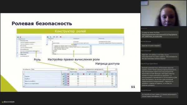 Методы разграничения доступа к данным в Docsvision