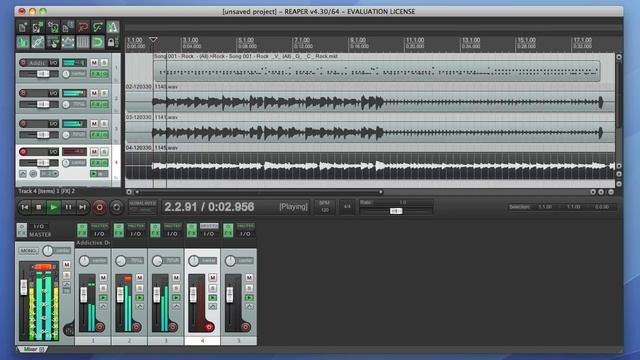 Записываем простой трек в программе Reaper смотреть онлайн