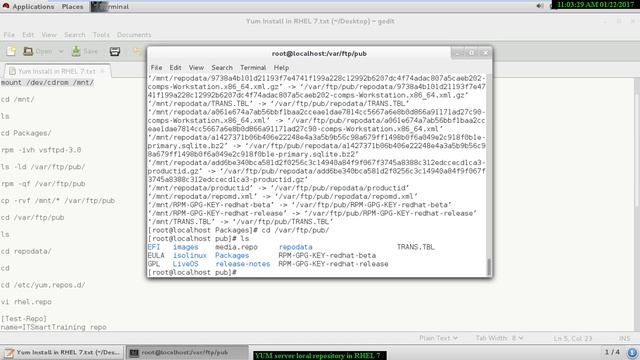 Yum Server install and configure in RHEL 7 смотреть онлайн