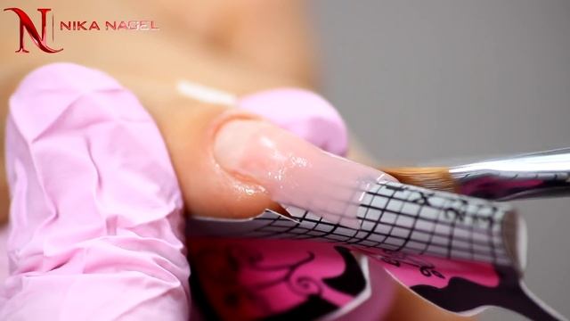 Как моделировать ногти полигелем? Наращивание ногтей гелем ELASTIC PRO | NIKA NAGEL. Форма пайп смотреть онлайн