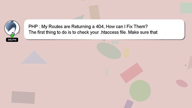PHP : My Routes are Returning a 404, How can I Fix Them? смотреть онлайн