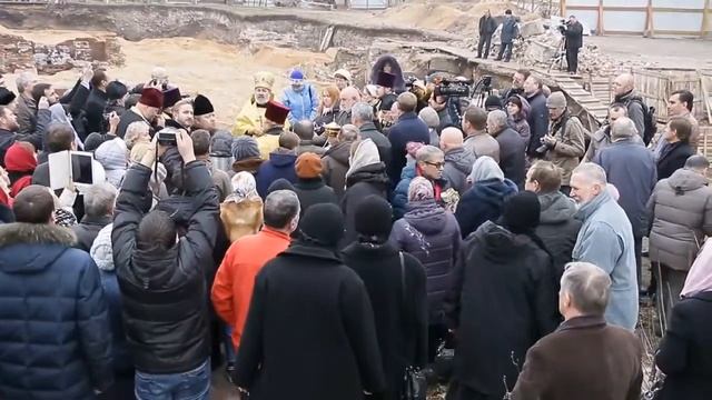 Начало строительства Спасо-Преображенского собора в Твери смотреть онлайн